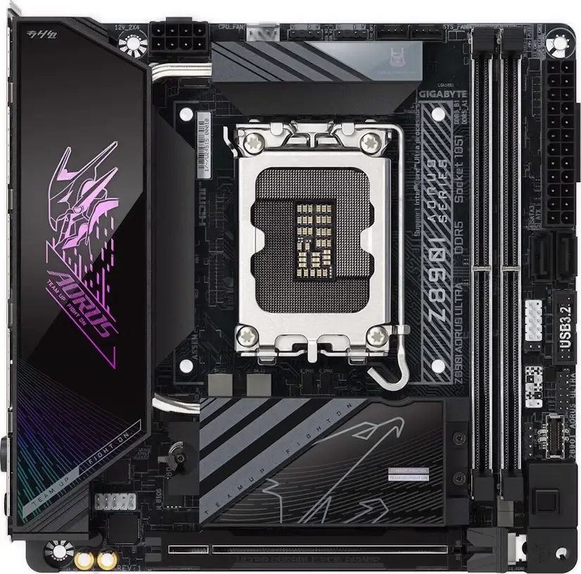 Montaje Placa Base GIGABYTE Z890I AORUS ULTRA Gaming PC Alameda del Valle