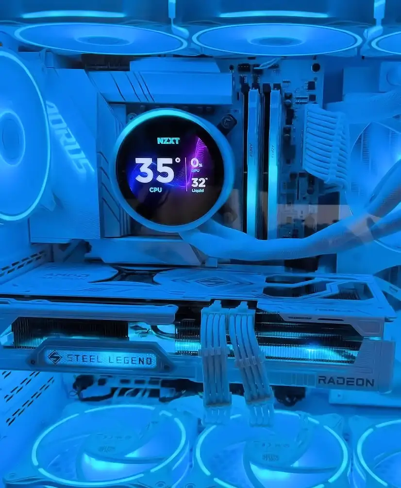 Montaje Refrigeración Líquida NZXT Gaming PC Alameda del Valle